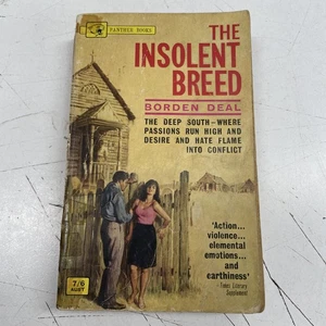 ORIGINAL RETRO BOOK Paperback Novel Junk Cafe Insolent Breed Borden Deal Panther - Picture 1 of 11