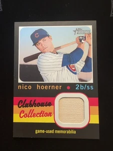 2020 Topps Heritage Baseball Nico Hoerner Game Used Bat RC! - Bild 1 von 3