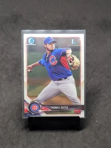 2018 Bowman Chrome Prospects Thomas Hatch 1st #BCP-12 Chicago Cubs - Picture 1 of 2