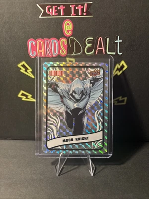 2023-24 Upper Deck Marvel Annual Backscatters Moon Knight #B18 Sticker Card - Image 1 of 3