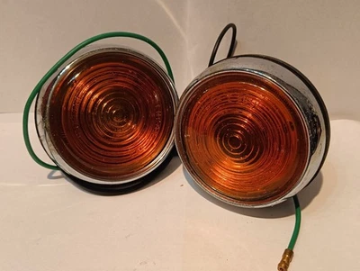 LÁMPARAS INTERMITENTES DELANTERAS JAGUAR DAIMLER MK2 XK150 250 V8 NOS ORIG LUCAS L563 Foto 1 de 4