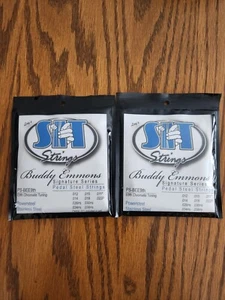 SIT 2 Pack Buddy Emmons Signature Series Pedal Cuerdas de Acero E9th PS-BEE9th - Imagen 1 de 2