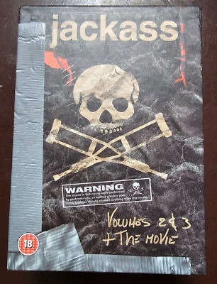 Jackass - Vol. 2+3 & the movie (3DVD, BOXSET, 2002/3) 1st Press MINT! condition - Image 1 of 4