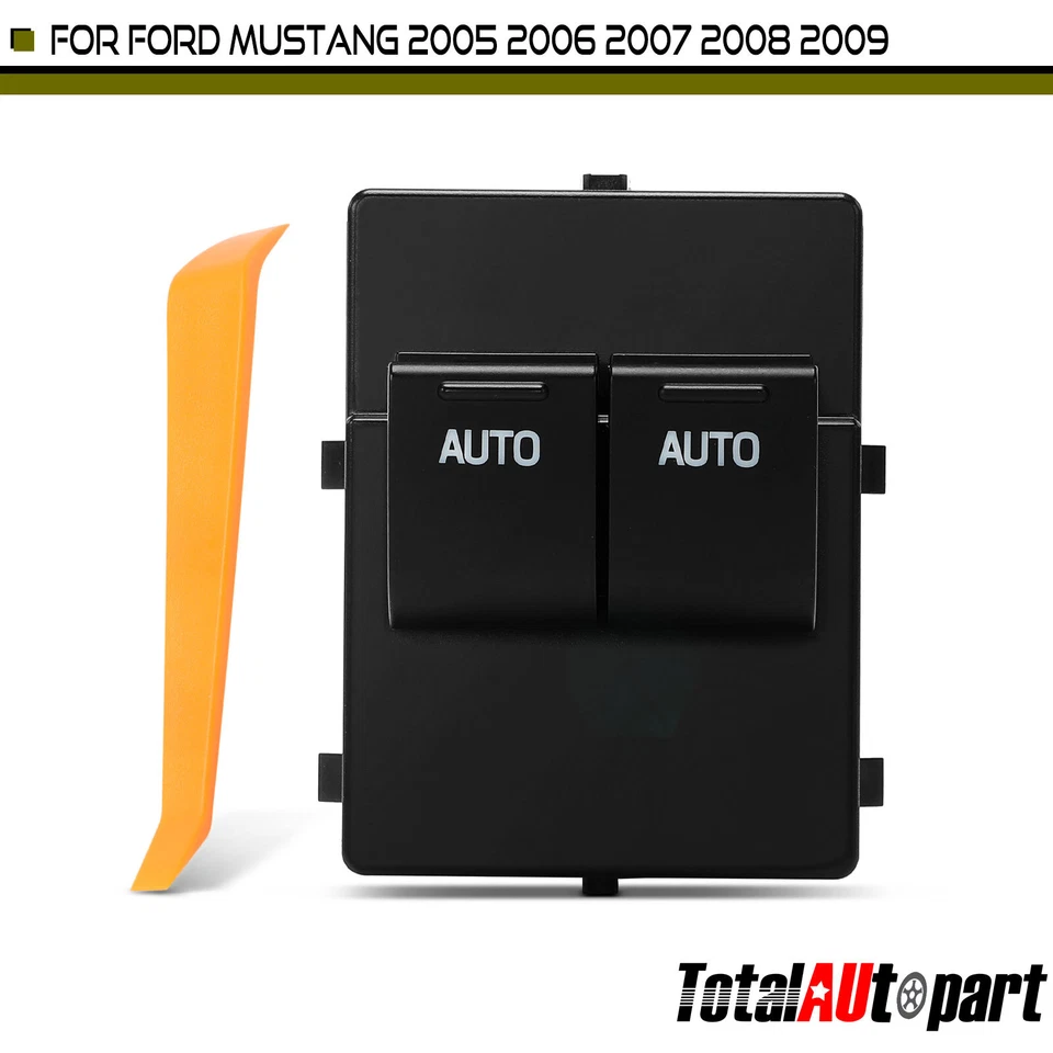 Interruptor de ventana eléctrica para Ford Mustang 2005 2006 2007 2008 2009 lado del conductor delantero Foto 1 de 4