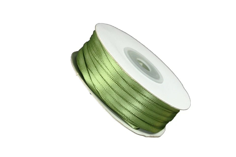 Fita fina de cetim sedoso DUPLA FACE ESCOLHA tamanho 1/8" ou 1/16", cor e comprimento  - Imagem 1 de 1