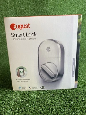 August Smart Lock + Connect Wi-Fi Bridge Open Box  Foto 1 de 4