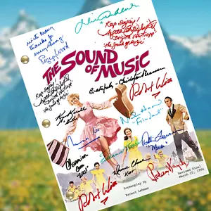 The Sound of Music Script Autograph Signed Reprints- 160 Pages Full Screenplay - Picture 1 of 8