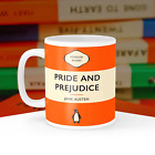Pride and Prejudice - Jane Austen Penguin Book Cover Mug  | Literary Classics, B