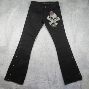 Wornstar Jeans Herren 28 schwarz Vanguard Slim Bootcut Stretch Denim bestickt - Bild 1 von 21