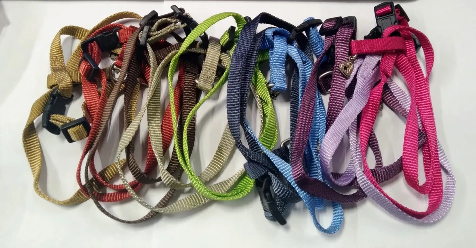 Hamilton Figura Ajustable 3/8 Pulgadas 8 Cachorro-Gato Arnés con Dije - Paquete de 6 Foto 1 de 1