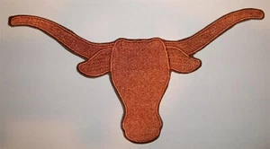 Texas Longhorns ~ bestickter PATCH ~ 3 3/4" x 2" ~ bügeln oder nähen ~ NCAA - Bild 1 von 1