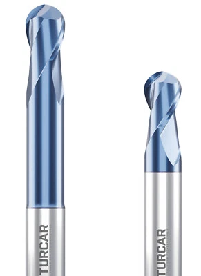 VHM Radiusfräser, Überlang, Standard Ø 3/4/6/8/10/12 mm, Z=2 HardCut® Vollradius - Bild 1 von 4