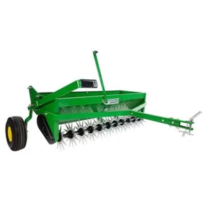 40 in. Tow-Behind Combination Aerator-Spreader John Deere Aerates Soil Dirt - Picture 1 of 8