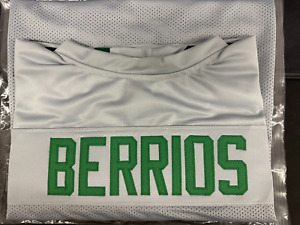 Autographed/Signed Braxton Berrios #10 Grey Jets Football Jersey JSA/Beckett COA