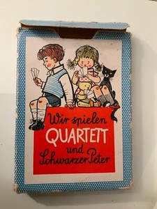 GDR Cards Game WE PLAY QUARTET AND BLACK PETER / INSURANCE GDR
