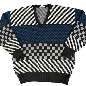 Zignature 100% WOOL Aus Made Vintage Jumper Sweater Pullover Men's Size 18 - Picture 1 of 10