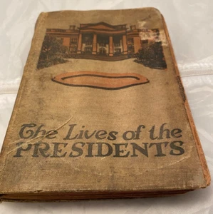 Leben der Präsidenten antikes Hardcover Stoffgebundenes genähtes Buch 1911 New York - Bild 1 von 12