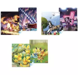 Pokemon Card Collection File Index Sheet 3 Sheets Set Pikachu Charizard Marnie. - Picture 1 of 7