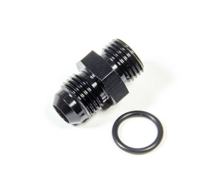 Triple X Straight Adapter Fitting 6 AN to 6 AN Male O-Ring -6 X 9/16 - 18 (-6) - Image 1 of 1