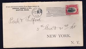 United States - 1901 cover - 2 cent Pan-Pacific from Boston to New York
