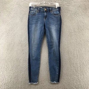 KUT From The Kloth Ankle Skinny Jeans Womens 4 (Actual 30x28) Blue 5 Pockets - Picture 1 of 16