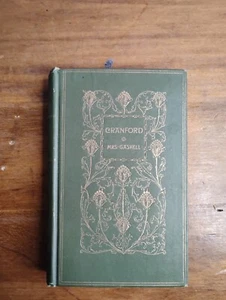 Cranford by Mrs. Gaskell Antique Book Green Gold Embossed HC Small - Picture 1 of 5