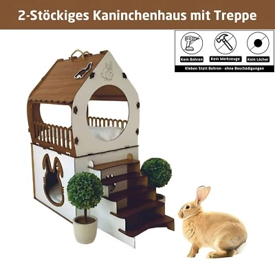 JUNGENGEL XL Kaninchenhaus Hasenhaus Nagerhaus Kleintierhaus Kaninchenhütte Hasenhütte NEU