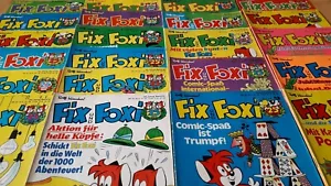 Fix + Foxi - Colección 22 cómics de 1977 con Tim & Struppi, póster puzzle... - Imagen 1 de 13