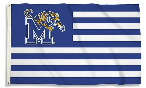 Memphis Tigers Stripes Nation Premium 3x5 Flag w/grommets Banner University of Cover