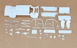 AMT 1/25 1967 CHEVELLE SS PRO STREET CHASSIS, INTERIOR AND RELATED PARTS - Picture 1 of 3
