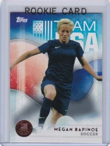 MEGAN RAPINOE ROOKIE CARD Topps TEAM USA SOCCER RC Bronze Version Olympics - Picture 1 of 2
