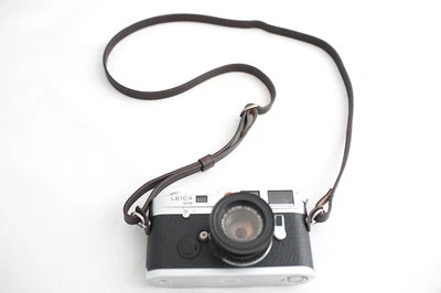Genunie Real Leather Camera Strap Neck Strap for Film EVIL Camera 01-145 Brown - Image 1 of 4