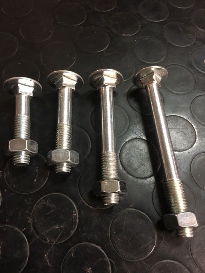 Vite Fissaggio Parafango Testa A "T" Completa Di Dado E Rondelle Per Vespa 125 GT - Sprint - GL - GS160 - SS180 - Foto 8