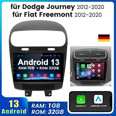 für Fiat Freemont 2012-2020 Android 13 Touchscreen Autoradio CarPlay BT Navi GPS - Bild 1 von 4