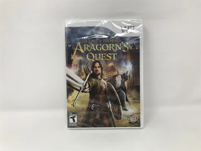 El Señor de los Anillos: Aragorn's Quest - Nintendo Wii - Nuevo y Precintado - RARO  Foto 1 de 4