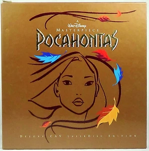 Pocahontas Deluxe CAV Laser Disc Letterbox Edition 3 Disc Set Disney Masterpiece - Imagen 1 de 12