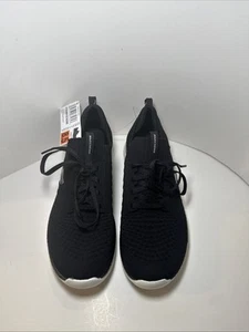 Skechers Bountiful Damen-Sneaker Memory Foam Größe 8,5 Farbe schwarz-weiß - Bild 1 von 8