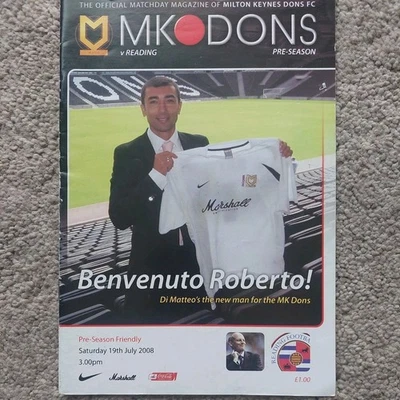 08/09 MK Dons vs Reading (Friendly) - Image 1 of 3