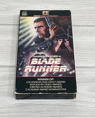 Blade Runner VHS 1982 Nelson Entertainment Harrison Ford - Image 1 of 4