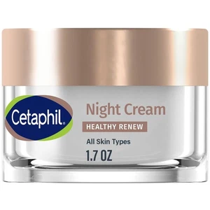Crema de noche tensora de la piel Cetaphil Healthy Renew 1,7 OZ, crema reparadora de arrugas - Imagen 1 de 4