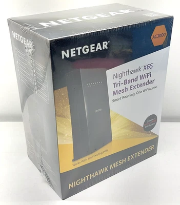 Netgear Nighthawk X6S Tri-Band WiFi Mesh Extender AC3000 EX8000 - Image 1 of 4