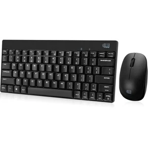 Adesso WKB-1100CB Wireless Spill Resistant Mini Keyboard & Mouse Combo - Picture 1 of 8