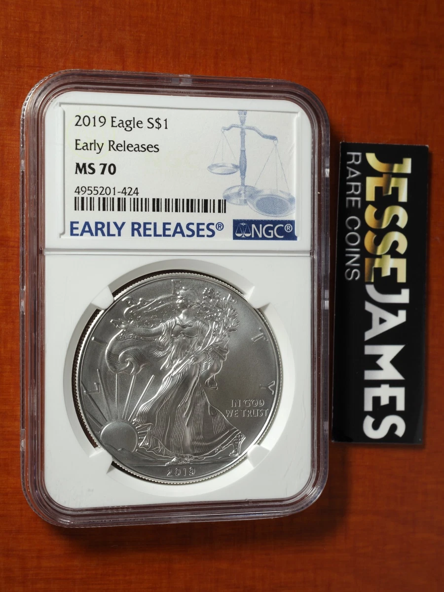 2019 American Eagle MS 70 Graded Silver Bullion Coins for sale | eBay