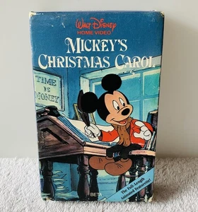 Mickey's Christmas Carol Beta Tape 1984 Walt Disney Home Video (Not VHS) Betamax - Bild 1 von 9