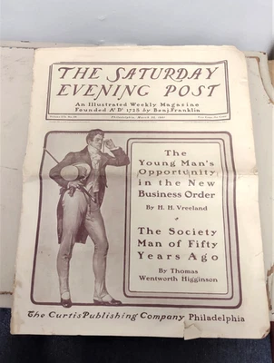 The Saturday Evening Post Magazine March 23, 1901 Vreeland & Higginson - Image 1 of 4