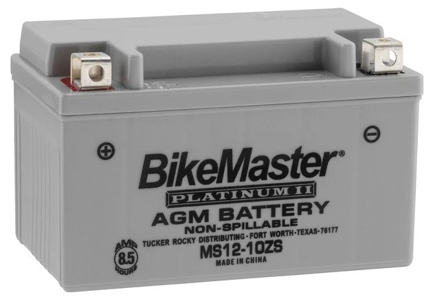 BikeMaster AGM Platinum II Battery #MS12-10ZS - Image 1 of 1