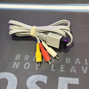 Wii & Wii U A/V Cable OEM RVL -009 - TESTED AND WORKS - Picture 1 of 5