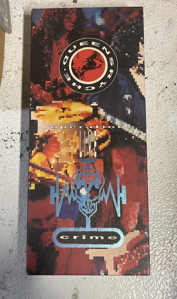 Queensryche Operation Livecrime 1991 Box Set. Cassette Tape/VHS Tape And Booklet - Image 1 of 3