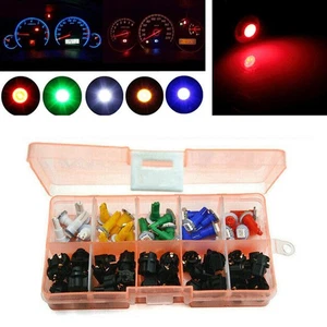 30x Coche T5 LED Enchufe Giratorio Panel de Instrumentos Panel Enchufe Tablero Bombillas con Caja - Imagen 1 de 15