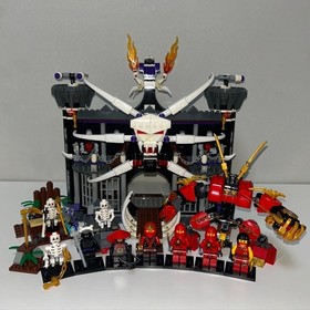 LEGO NINJAGO Garmadon's Dark Fortress 2505 Ninja Ambush 2258 70500 Set Used AsIs